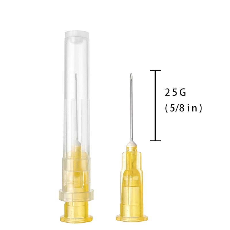 Careach 100pcs 25 Gauge 5/8inch Needles for Scientific Labs, Measuring and Refilling Inks - Image 2